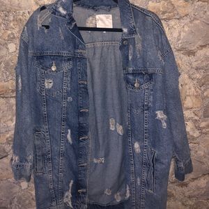 Zara Oversized Jean Jacket